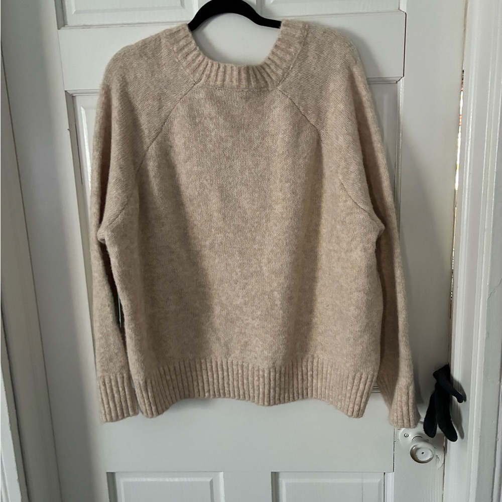 Terra & Sky Soft Beige Crew Neck Sweater - Picture 6 of 6